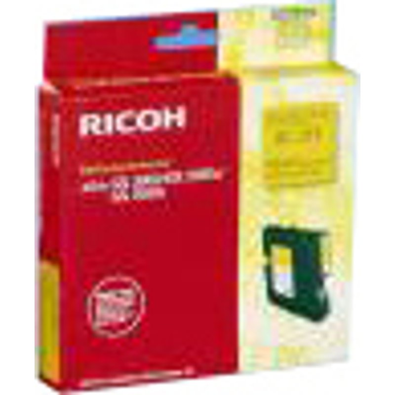 Ricoh 405535/GC-21Y Gel cartridge yellow. 1K pages ISO/IEC 19752 for R