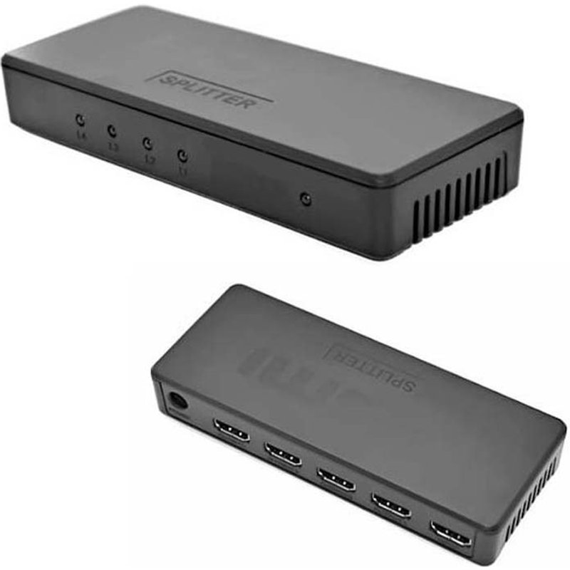 FDL 4 WAY HIGH SPEED HDMI 1.4 SPLITTER - 4K @ 30Hz