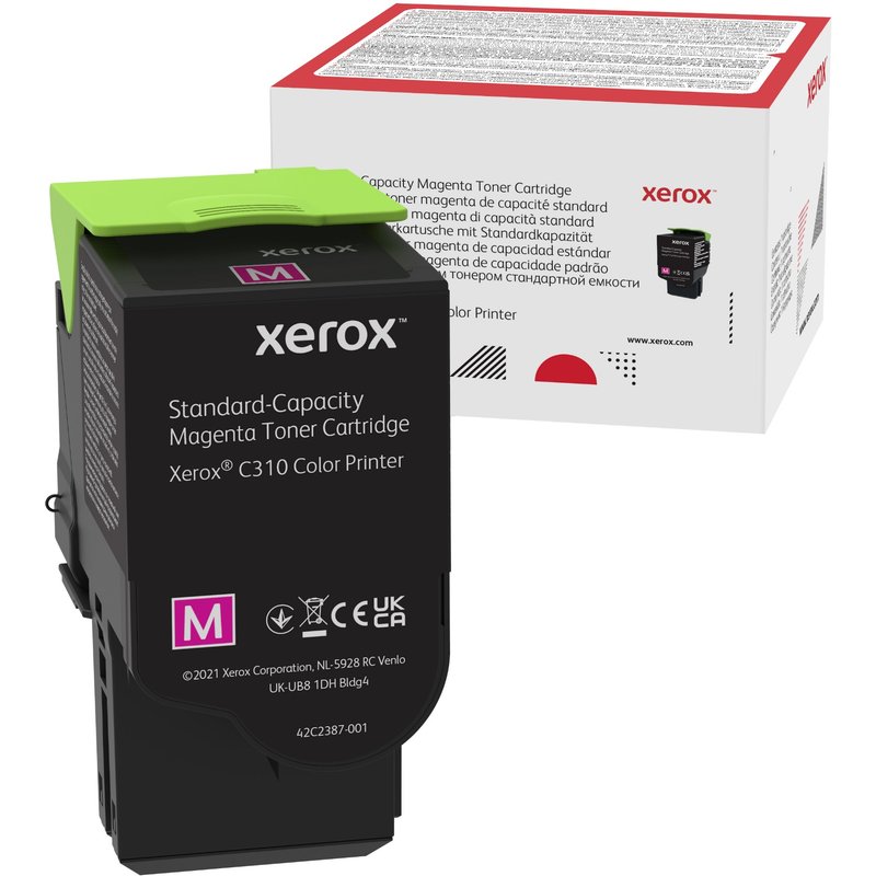 Xerox Genuine C310 Color Printer/C315 Color Multifunction Printer Magenta Standard capacity Toner Cartridge (2000 Pages) - 006R04358 0 pages 2000 pages Magenta 1 pc(s)