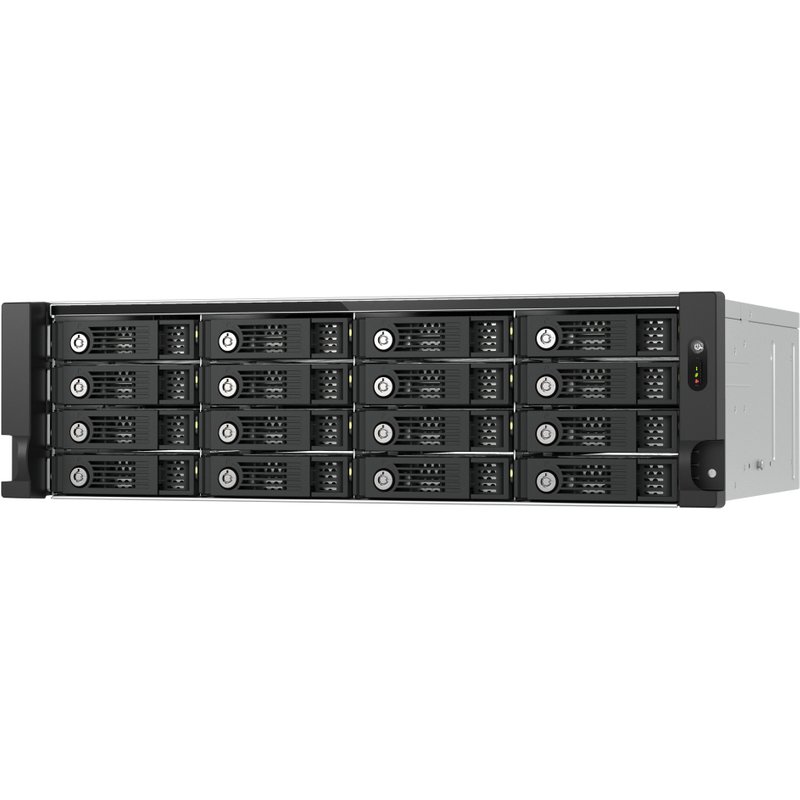 QNAP TL-R1600PES-RP storage drive enclosure HDD/SSD enclosure Black, Grey 2.5/3.5"