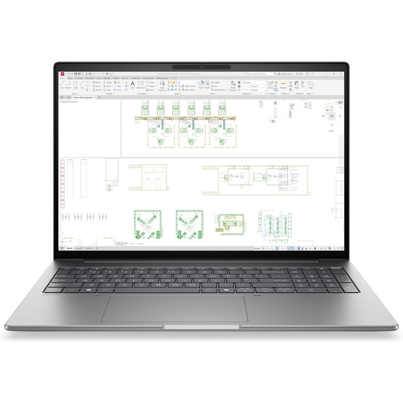HP ZBook 8 G2i 16 inch Mobile Workstation PC - Data Science Copilot+ PC Intel Core Ultra 9 386H 40.6 cm (16") WUXGA 64 GB DDR5-SDRAM 1 TB SSD Wi-Fi 7 (802.11be) Windows 11 Pro AI Workstation AI PC Silver