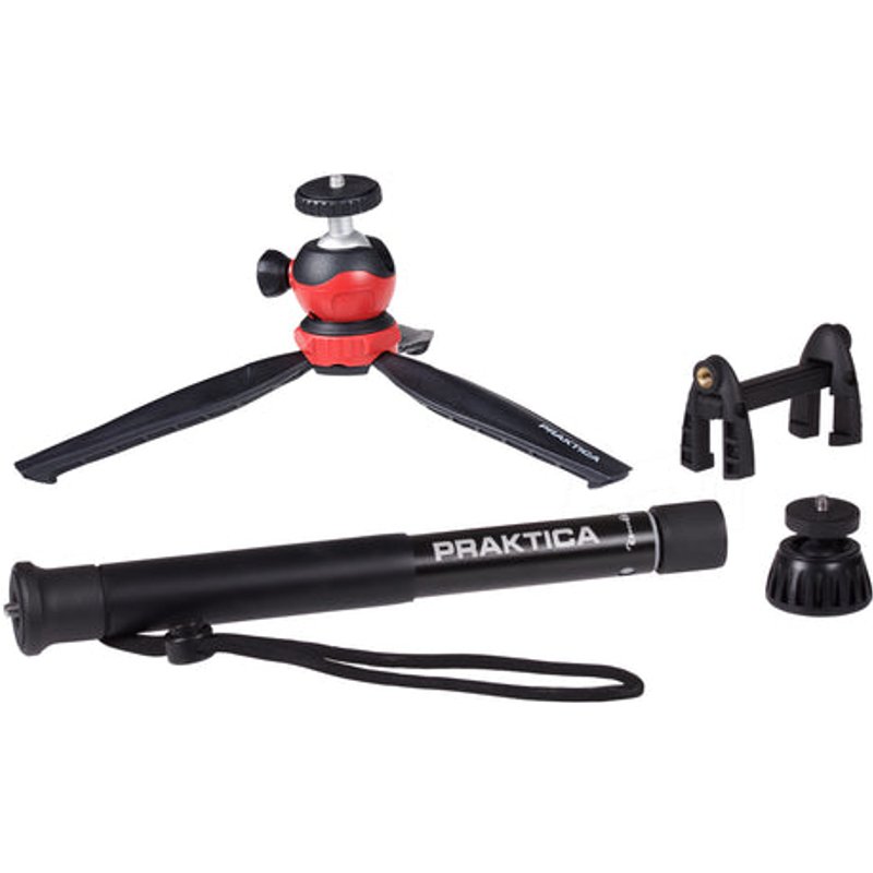 Praktica Universal tripod Smartphone/Digital camera 3 leg(s) Black. Re
