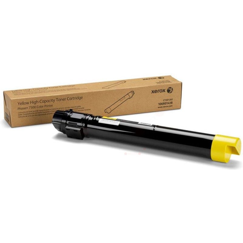 Xerox 106R01438 Toner yellow. 17.8K pages/5% for Xerox Phaser 7500