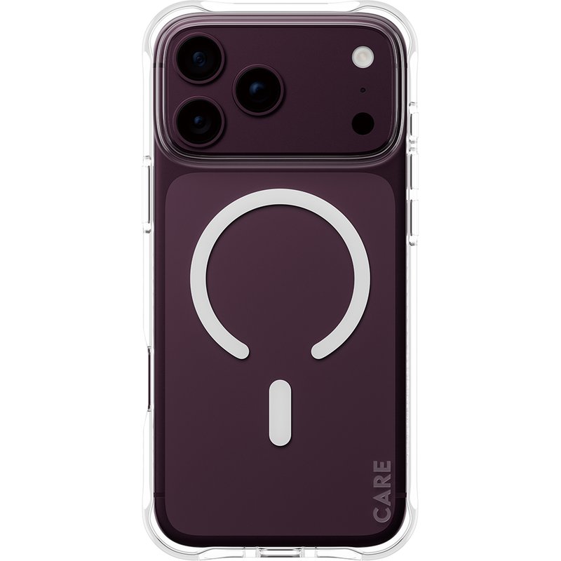 PanzerGlass CARE™ by ® Samba Case Transparent w. White MagSafe iPhone