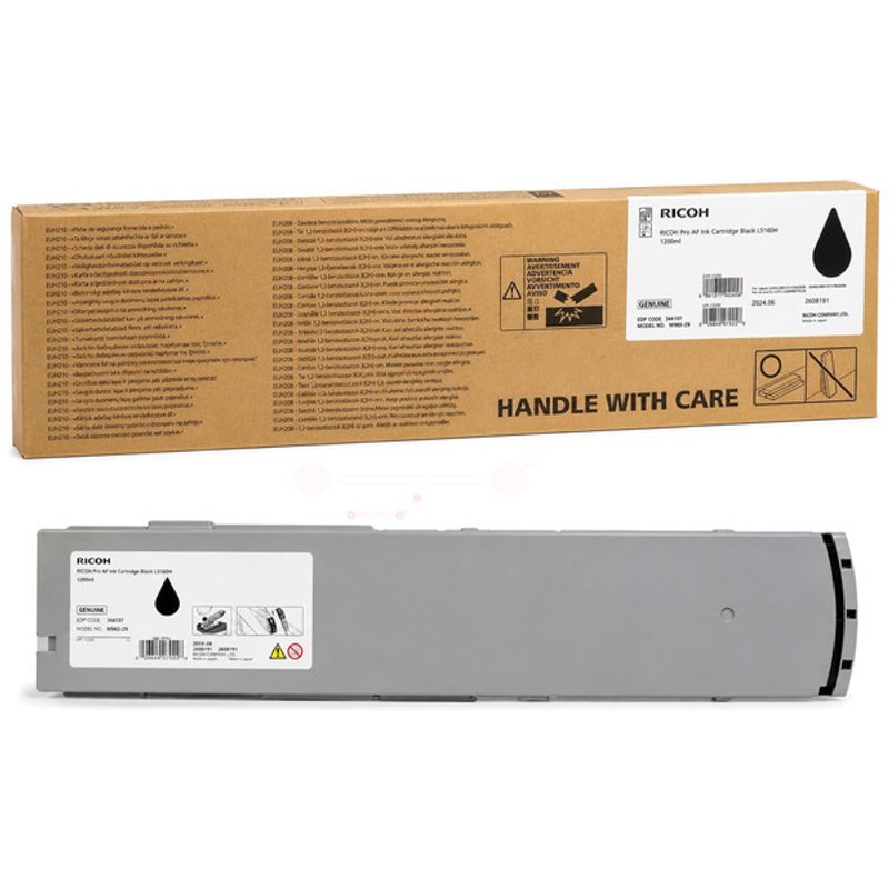 Ricoh 344107 Ink cartridge black high-capacity Latex 1200ml for Ricoh
