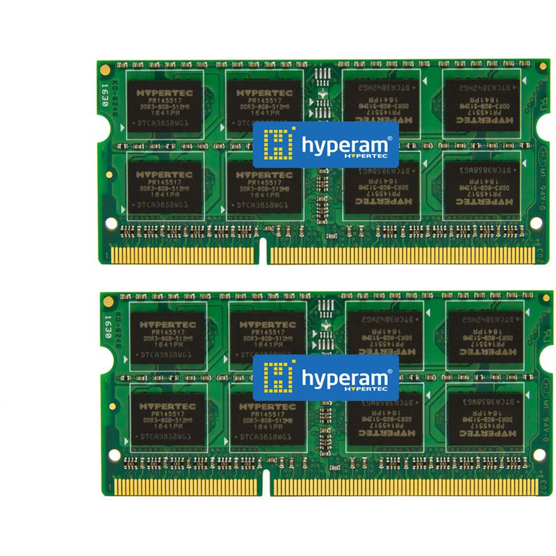 Hypertec HYSK31025688GB memory module 8 GB 2 x 4 GB DDR3 204-pin SO-DI