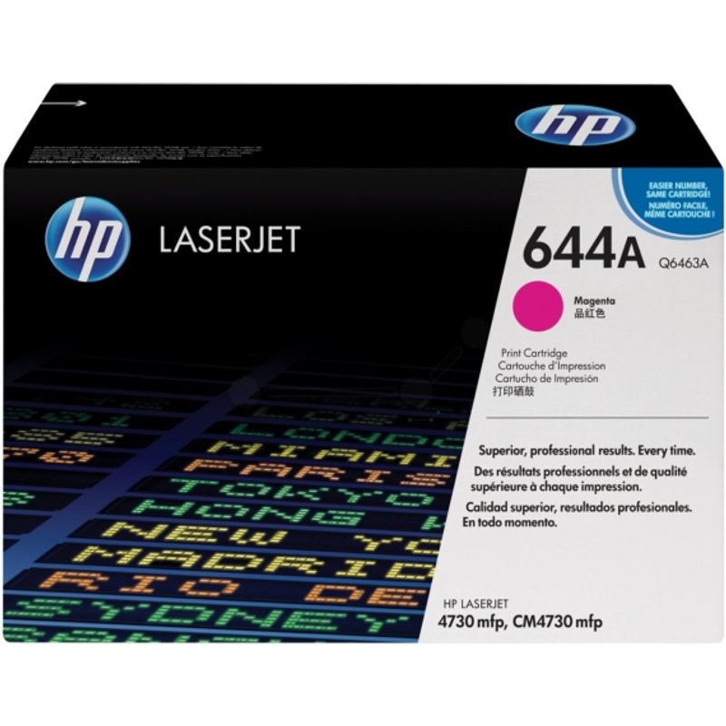 HP Q6463A/644A Toner cartridge magenta. 12K pages/5% for HP Color Lase