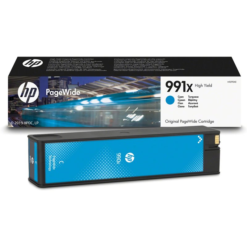 HP M0J90AE/991X Ink cartridge cyan. 16K pages ISO/IEC 19752 193ml for