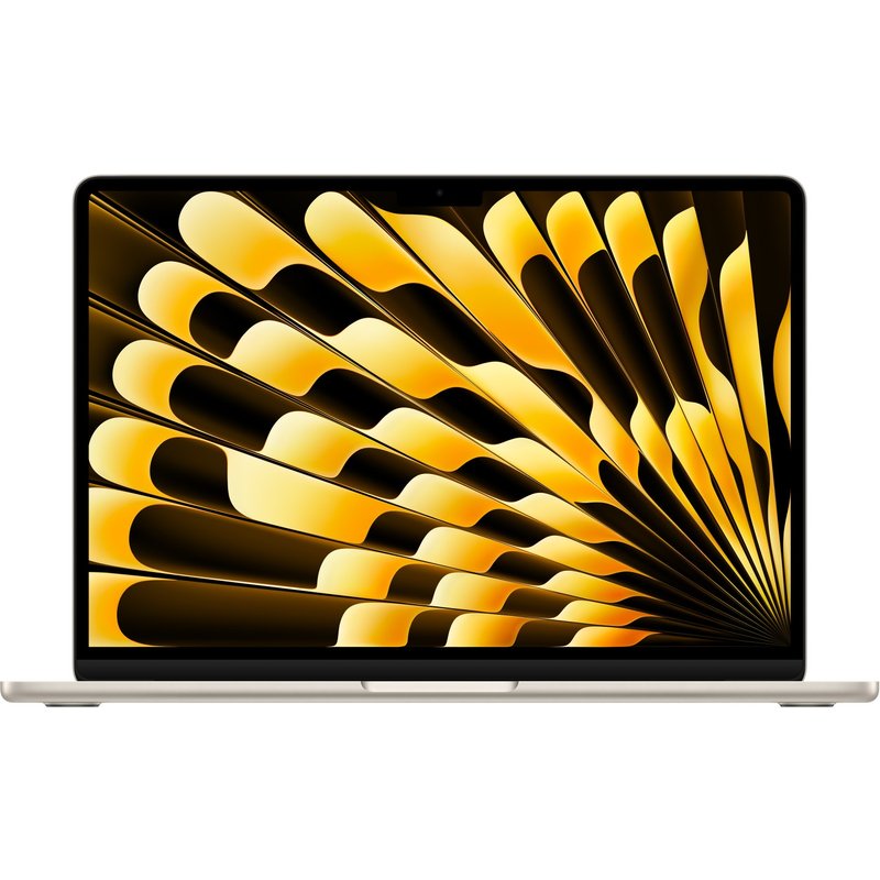 Apple MacBook Air 13-inch : M5 chip with 10‑core CPU and 8‑core GPU, 16GB, 512GB SSD - Starlight