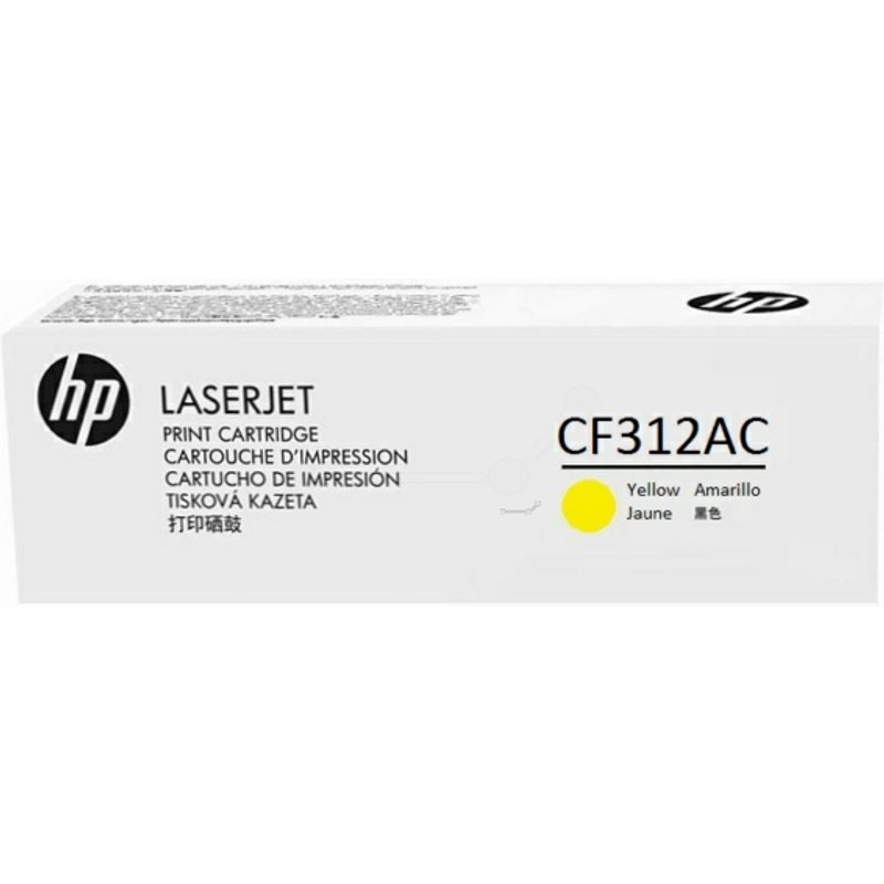 HP CF312AC/826A Toner yellow Contract. 31.5K pages/5% for HP Color Las