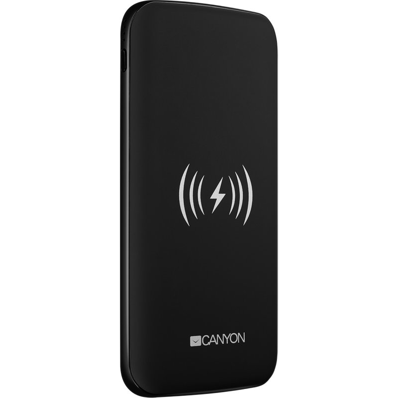 Canyon CNS-TPBW8B power bank Lithium Polymer (LiPo) 8000 mAh Wireless