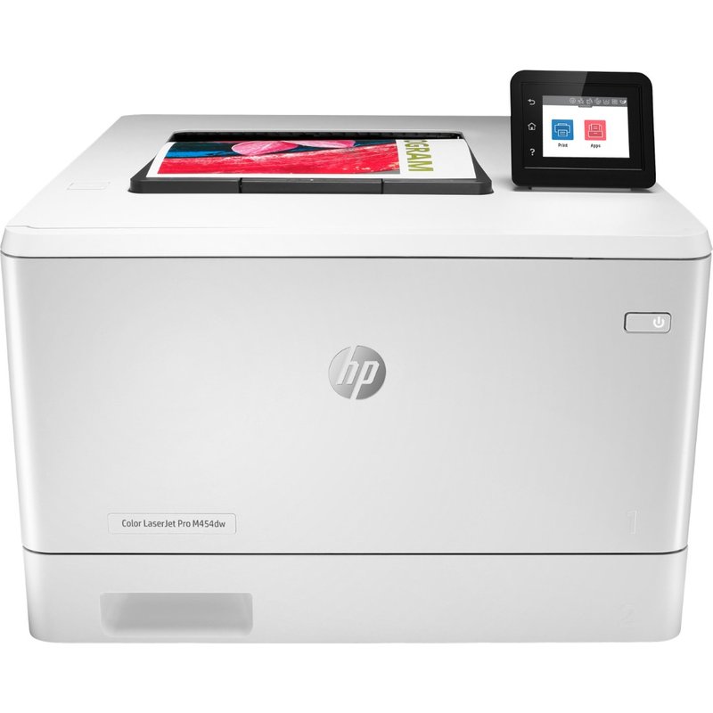 HP Color LaserJet Pro M454dw. Print. Front-facing USB printing; Two-si
