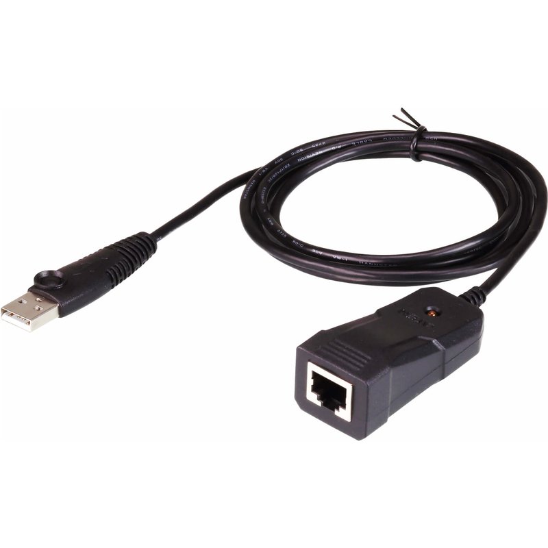 ATEN UC232B serial cable Black 1.2 m USB Type-A RJ-45