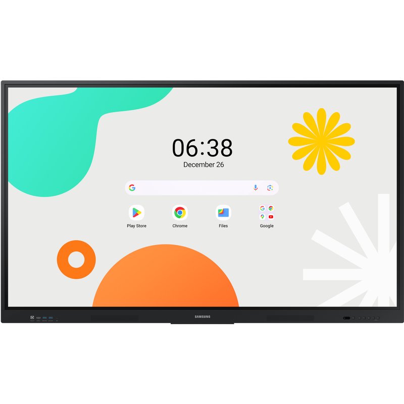 Samsung WA75F interactive whiteboard 190.5 cm (75") 3840 x 2160 pixels Touchscreen Black