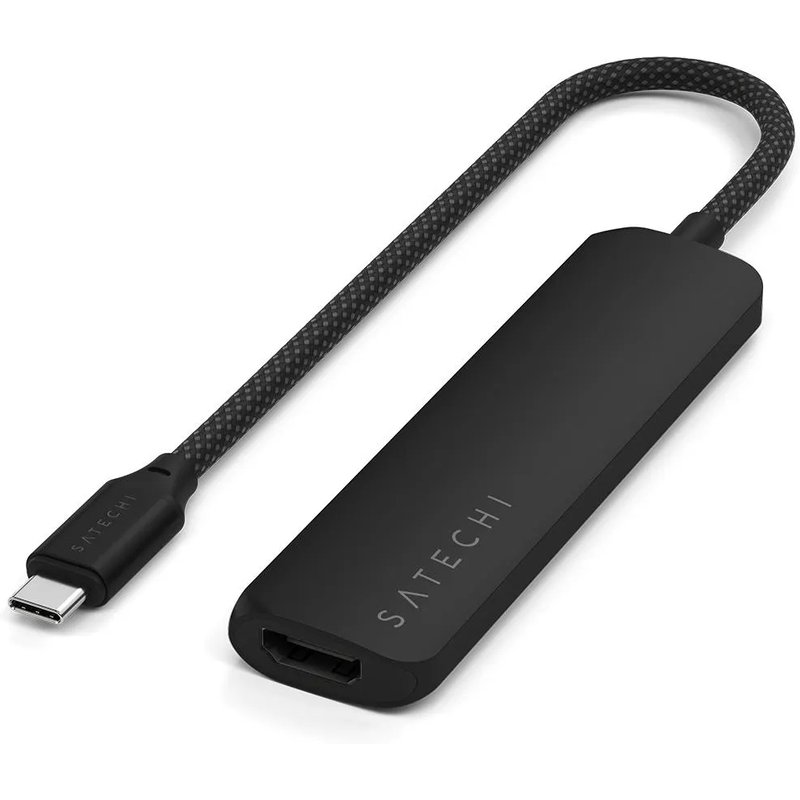 Satechi ST-P4SK interface hub USB Type-C 10000 Mbit/s Black