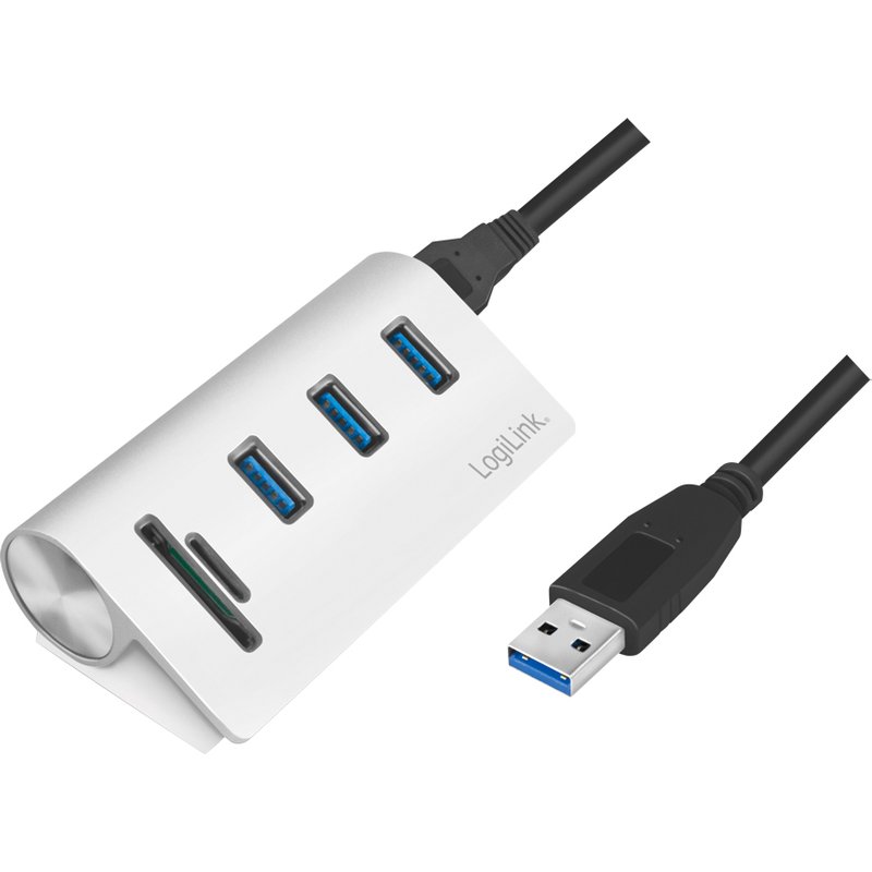 LogiLink CR0045 interface hub USB 3.2 Gen 1 (3.1 Gen 1) Type-A 5000 Mb