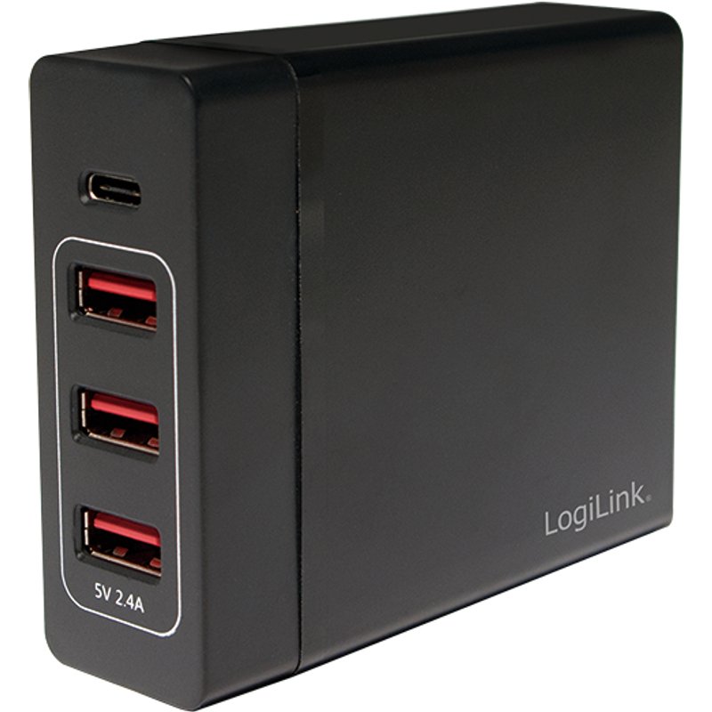 LogiLink PA0122 mobile device charger Universal Black USB Indoor