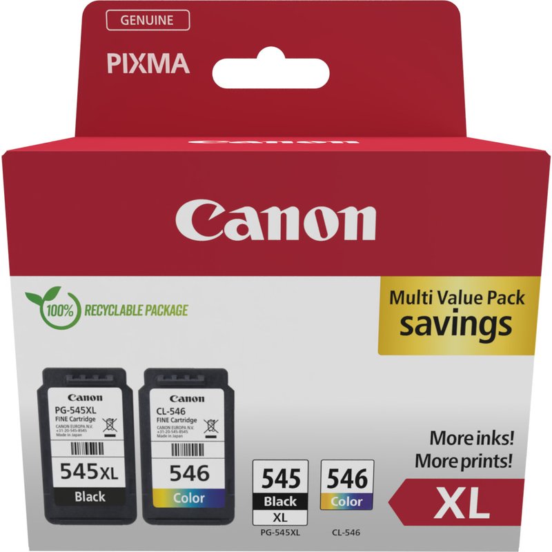 Canon 8286B010 ink cartridge 2 pc(s) Original High (XL) Yield Black Cyan Magenta Yellow