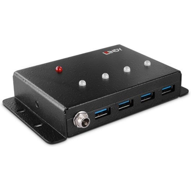 Lindy 4 Port USB 3.0 Metal Hub