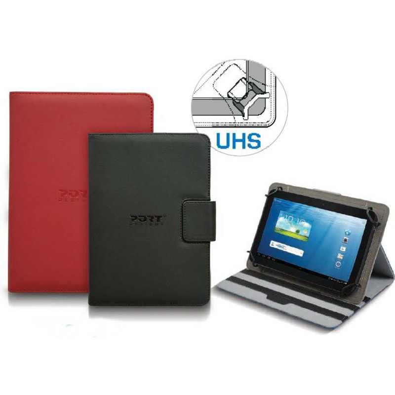 Port Designs 201330 tablet case 17.8 cm (7") Flip case Red