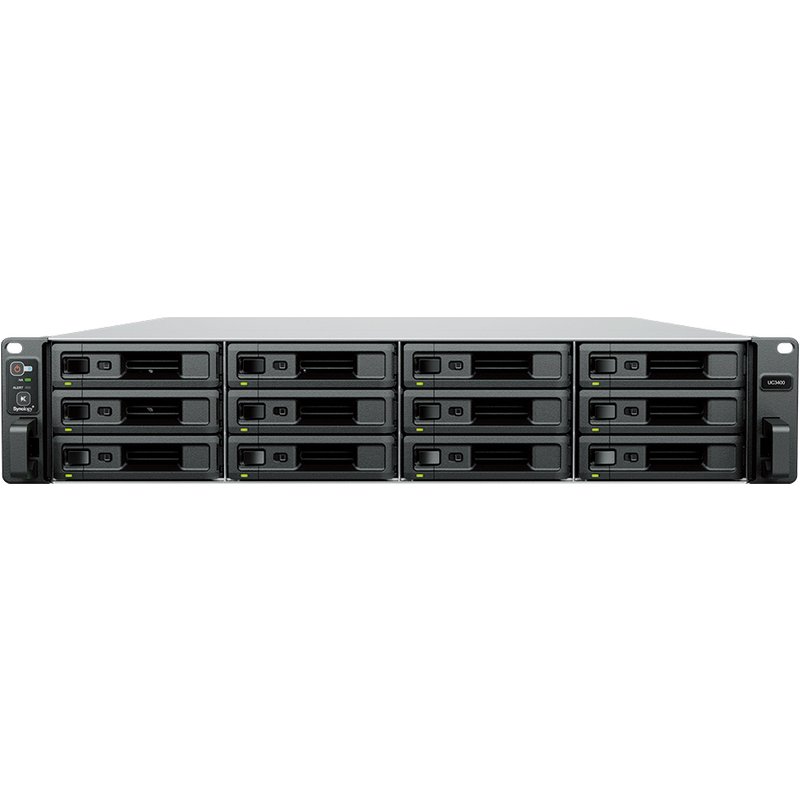 Synology UC3400 NAS/storage server Rack (2U) Intel® Xeon® D D-1541 8 GB DDR4 0 TB