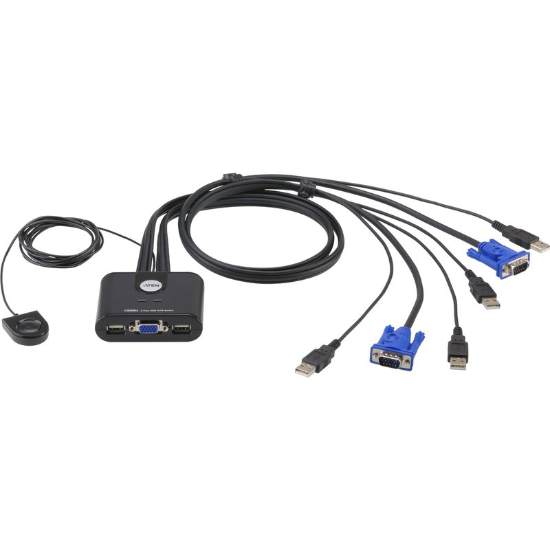 ATEN CS22U 2048 x 1536 pixels QXGA 0.14 W Black