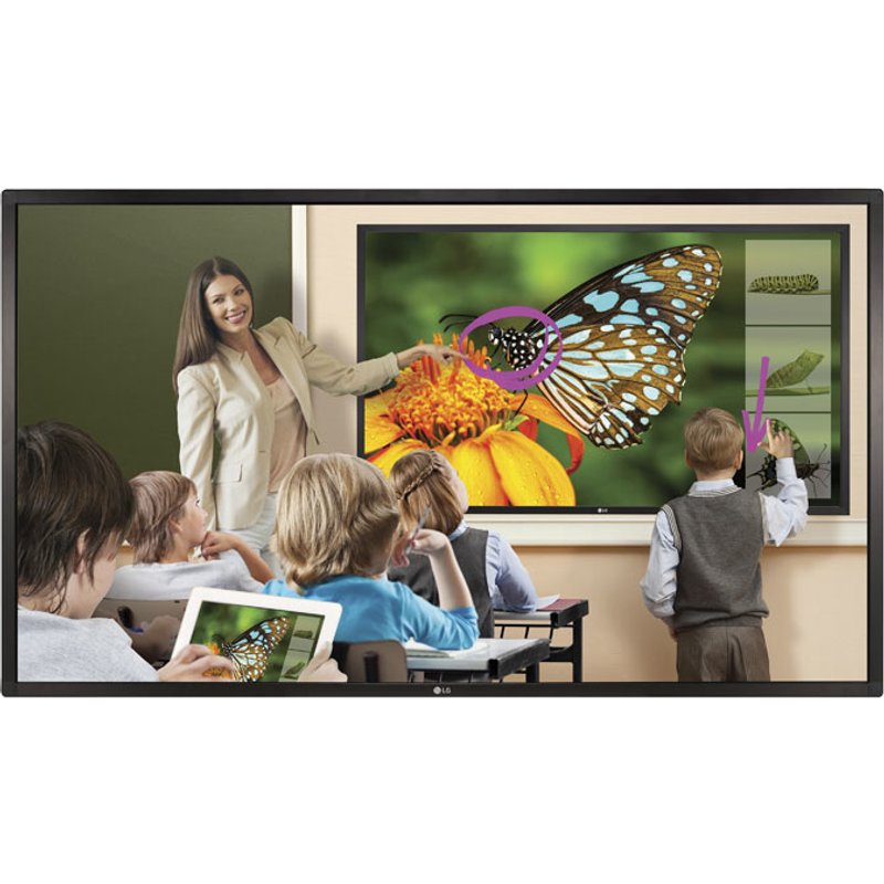 LG KT-T751 Signage Display 190.5 cm (75") Black Touchscreen
