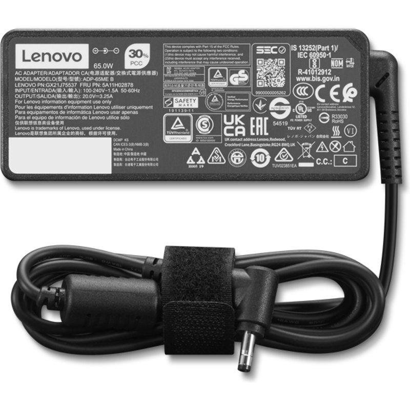 Lenovo 4X21K07726 power adapter/inverter Indoor Black