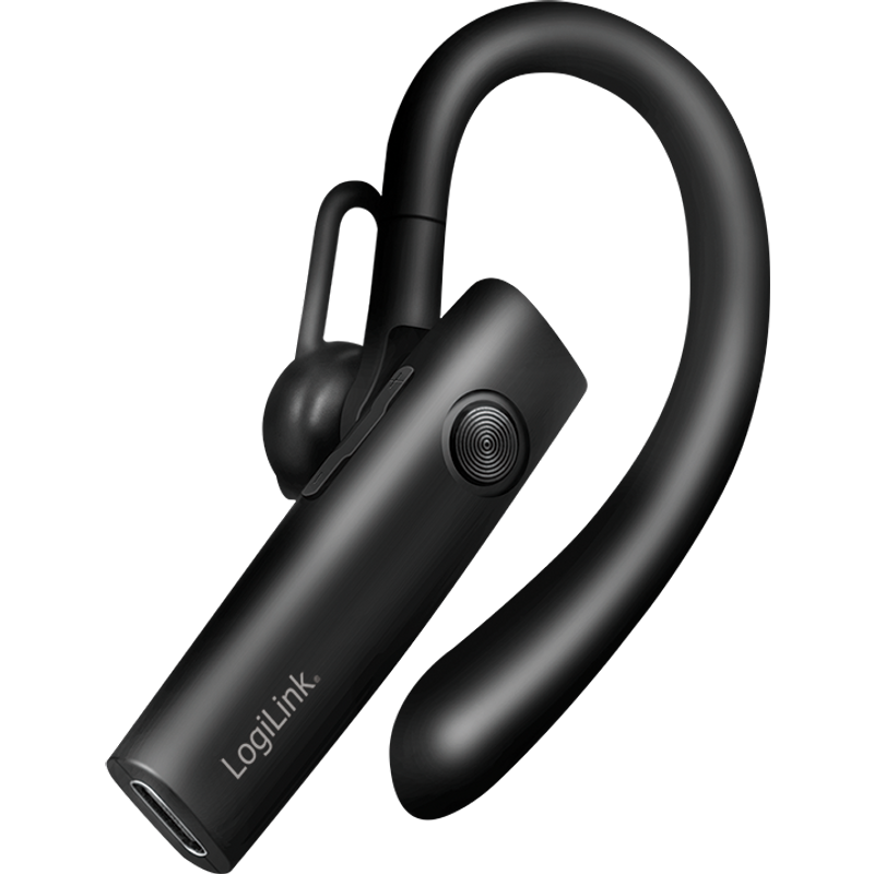 LogiLink BT 5.4 Earclip Headset. with detachable Mic