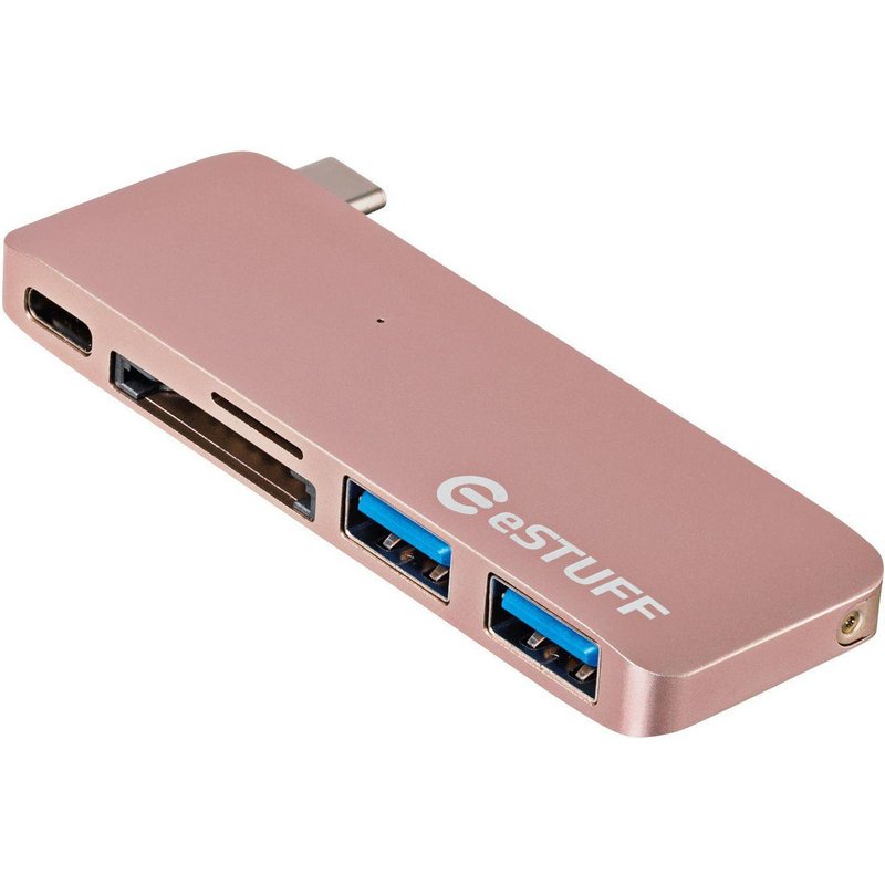 eSTUFF ES84121-ROSE laptop dock/port replicator USB 3.2 Gen 2 (3.1 Gen