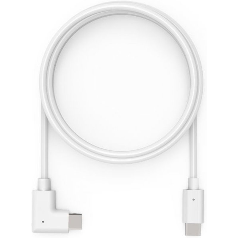 Compulocks 6ft Charge & Data USB-C to USB-C 90-Degree Cable Right Angle White