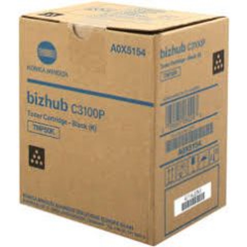 Konica Minolta A0X5154/TNP-50K Toner black. 5K pages for KM Bizhub C 3