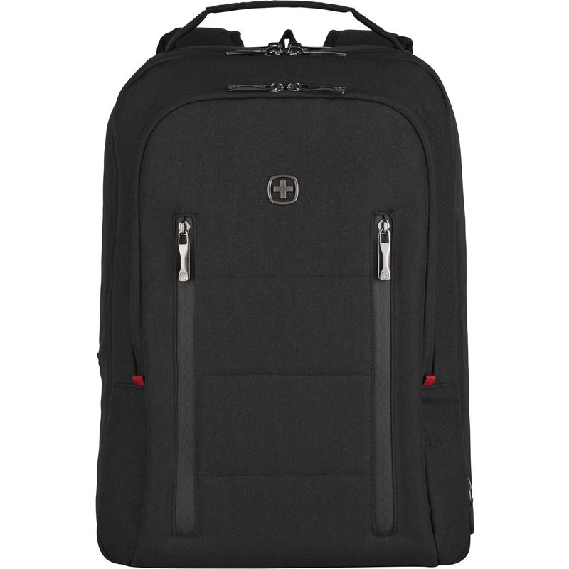 Wenger/SwissGear City Traveler Carry-On 16". Case type: Backpack Maximum screen size: 40.6 cm (16") Number of front pockets: 2 Carrying handle(s). Weight: 900 g. Surface coloration: Monochromatic