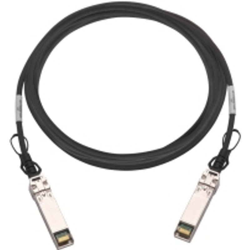 QNAP CAB-DAC30M-SFPP InfiniBand/fibre optic cable 3 m SFP+ DAC Black