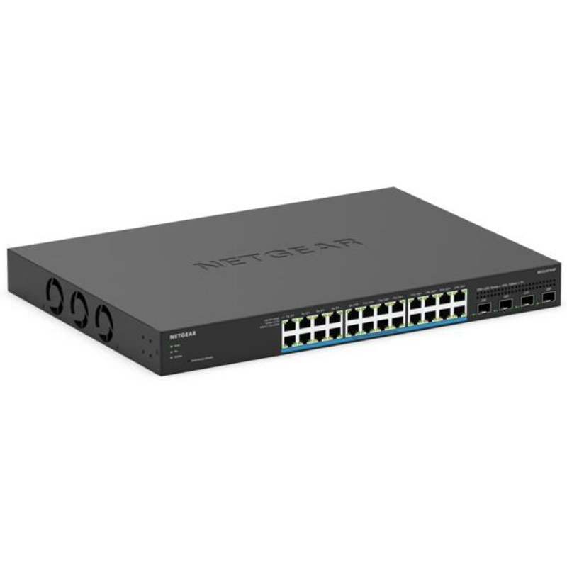 NETGEAR MS324TXUP. Switch type: Managed Switch layer: L2/L3/L4. MAC address table: 32000 entries. Power over Ethernet (PoE)