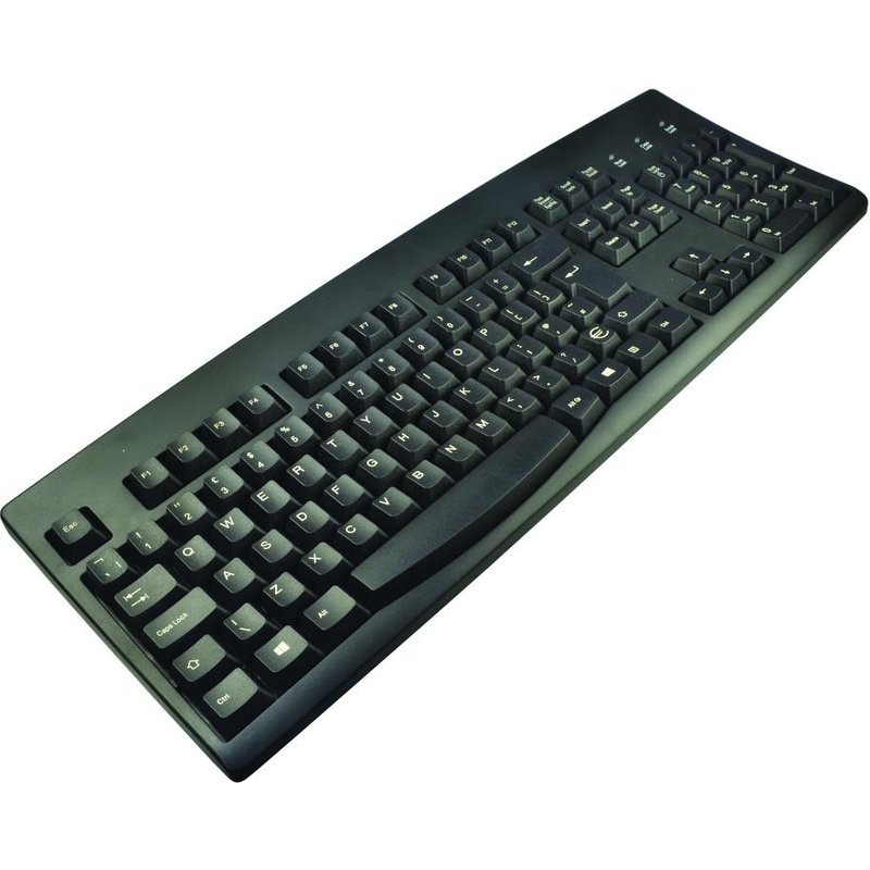 2-Power KEY1001BE keyboard Office USB Belgian Black