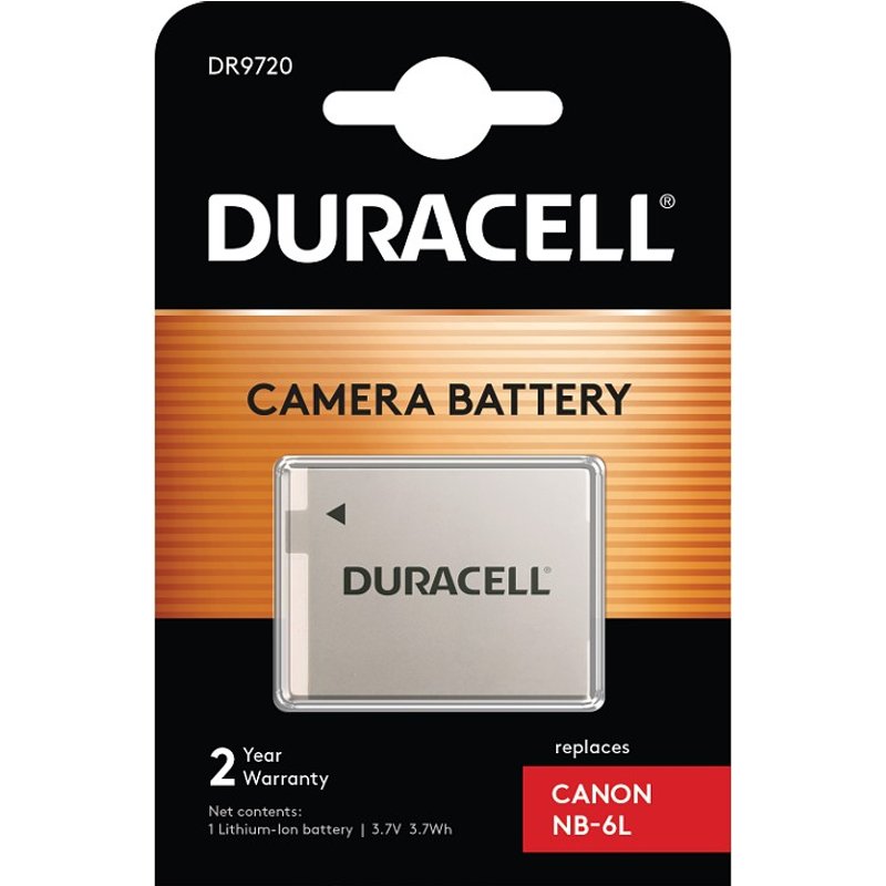Duracell Camera Battery - replaces Canon NB-6L Battery
