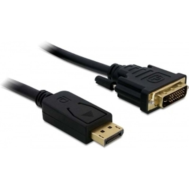 DeLOCK Displayport > DVI 24+1 St/St 2m DVI-D