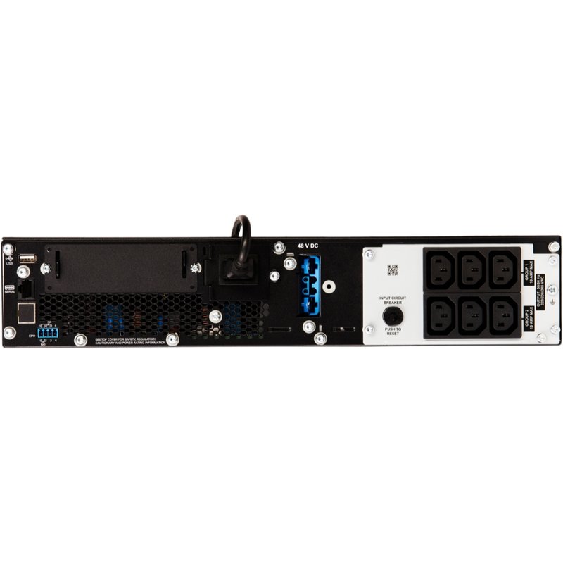 APC Smart-UPS On-Line SRT1000RMXLI-NC - 1kW/VA 6x C13 output rackmount NMC Double-conversion (Online) 1 kVA 1000 W Sine 50 V 150 V