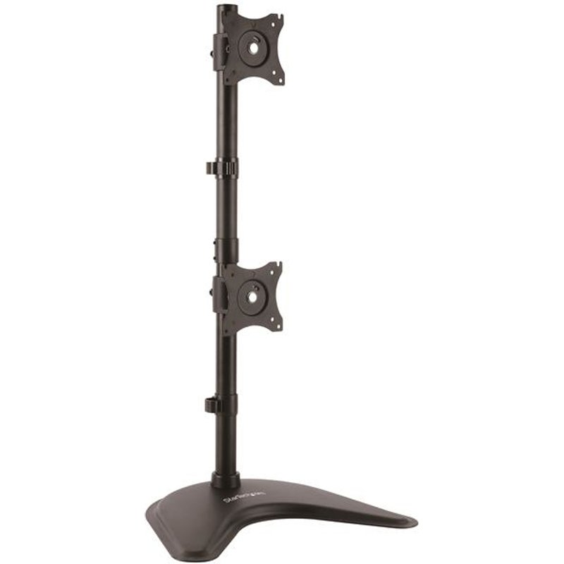 StarTech.com Dual-Monitor Stand, Vertical - For up to two 27" or 34" Ultrawide (22lb/10kg) VESA Mount Displays