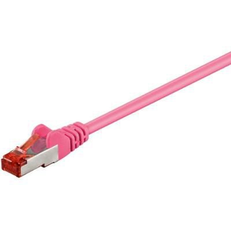 Microconnect SSTP601PI networking cable Pink 1 m Cat6 S/FTP (S-STP)