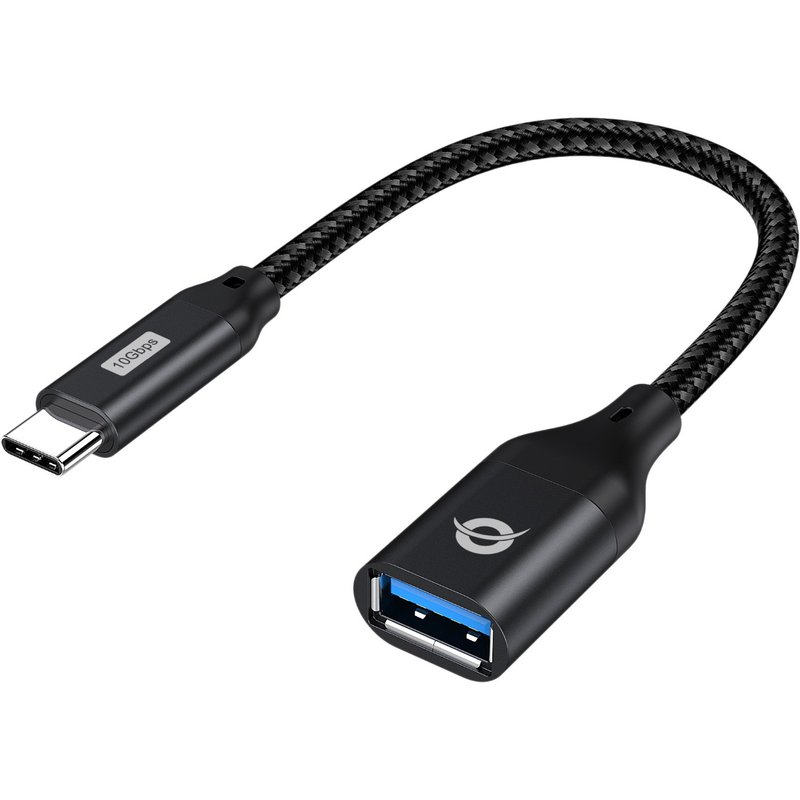 Conceptronic ABBY18B USB 3.2 Gen 2 to USB-A OTG Adapter