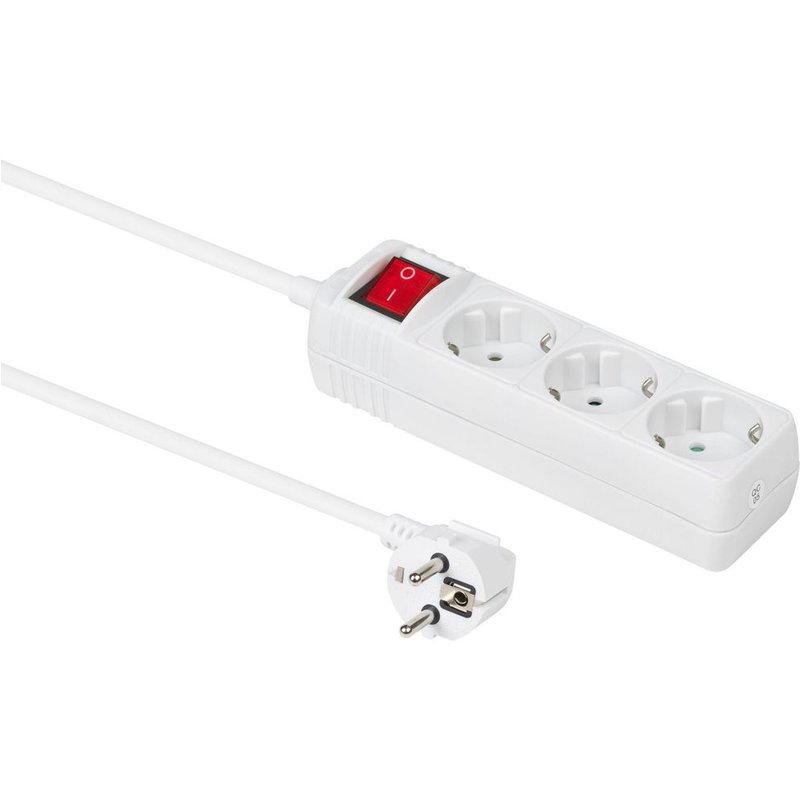 Microconnect GRU003W-SWITCH power extension 1.5 m 3 AC outlet(s) Indoo