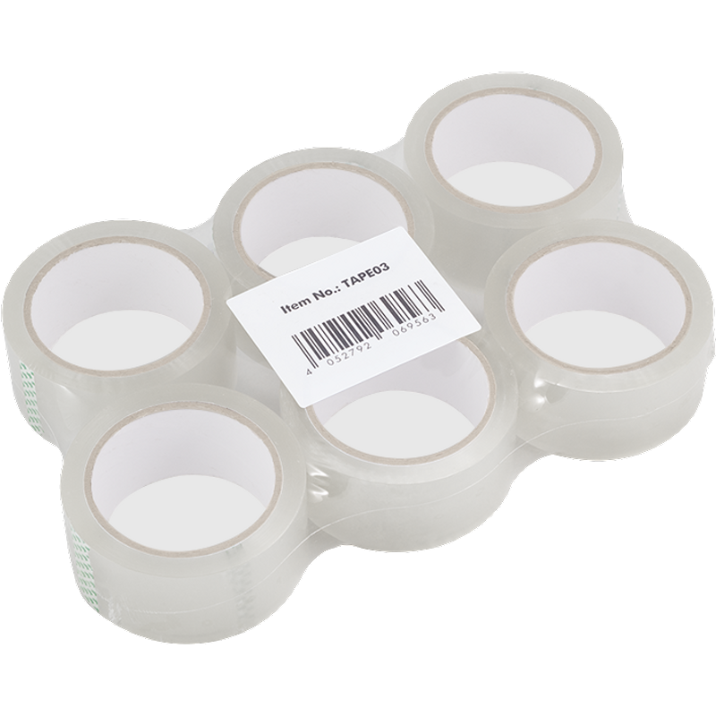 LogiLink Adhesive tape. transparent OPP tape. 40mic. low noise