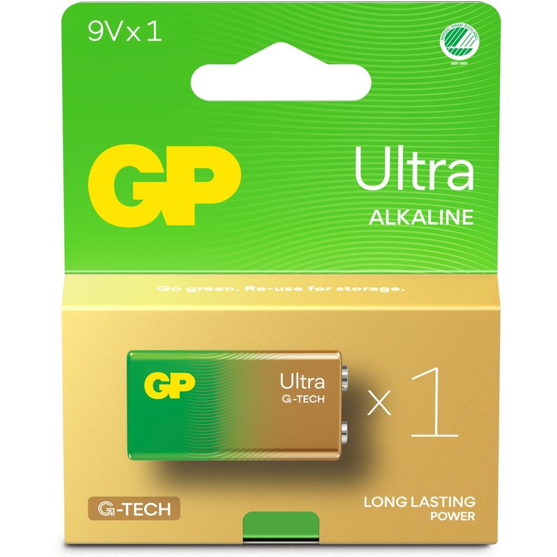 GP Batteries Ultra Alkaline GP1604AU Single-use battery 9V