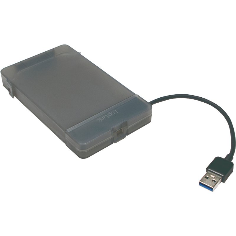 LogiLink AU0037 storage drive enclosure HDD/SSD enclosure Grey 2.5&quo