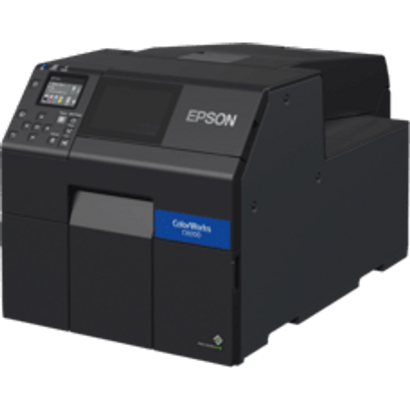 Epson ColorWorks C6000 Series colour label printer. 112 mm media. 85 m