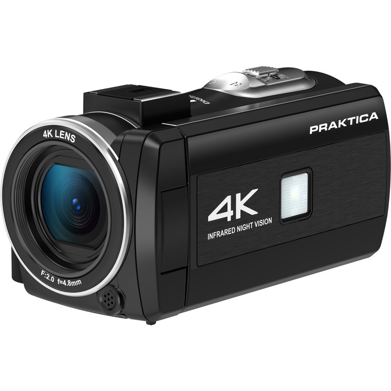 Praktica Z180IR 4K Camcorder 18x Digital Zoom Infra Red UHD - Black