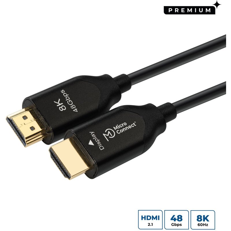 Microconnect HDM191950V2.1OP HDMI cable 50 m HDMI Type A (Standard) Bl