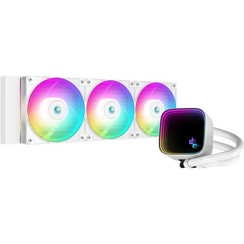 DeepCool LS720 SE WH Processor All-in-one liquid cooler 12 cm White 1